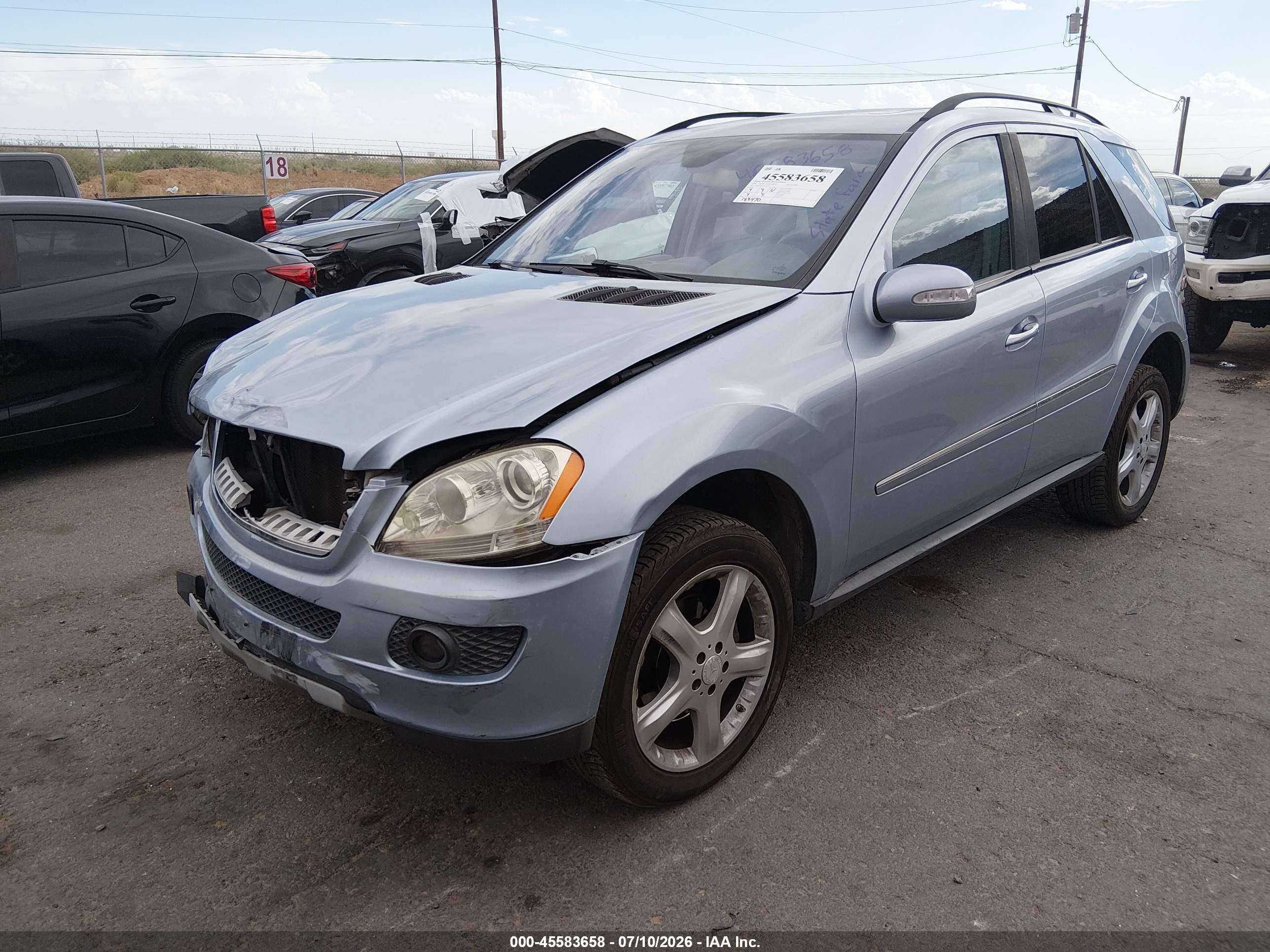 2008 MERCEDES-BENZ M-CLASS ML550 4 MATIC