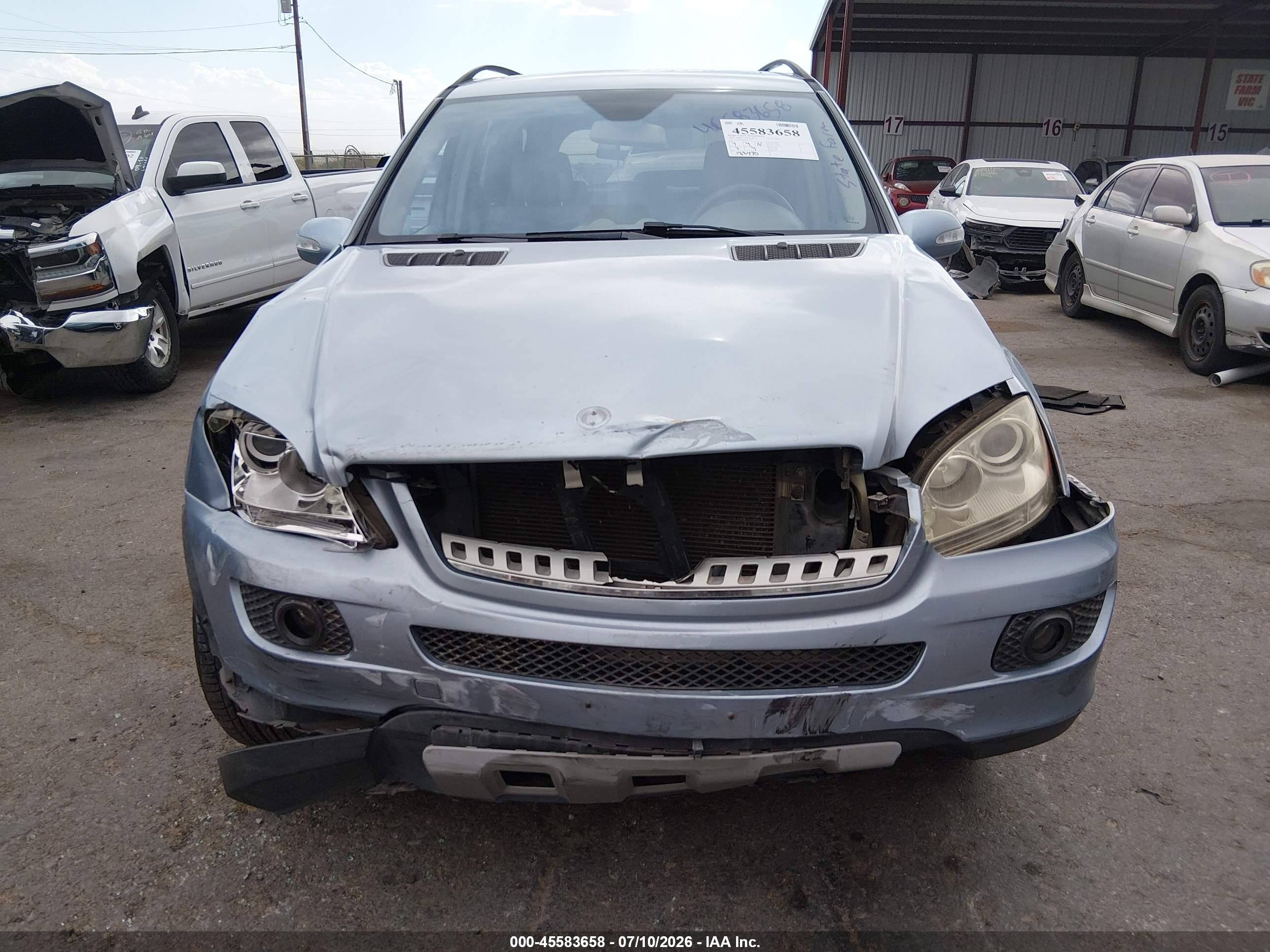 2008 MERCEDES-BENZ M-CLASS ML550 4 MATIC