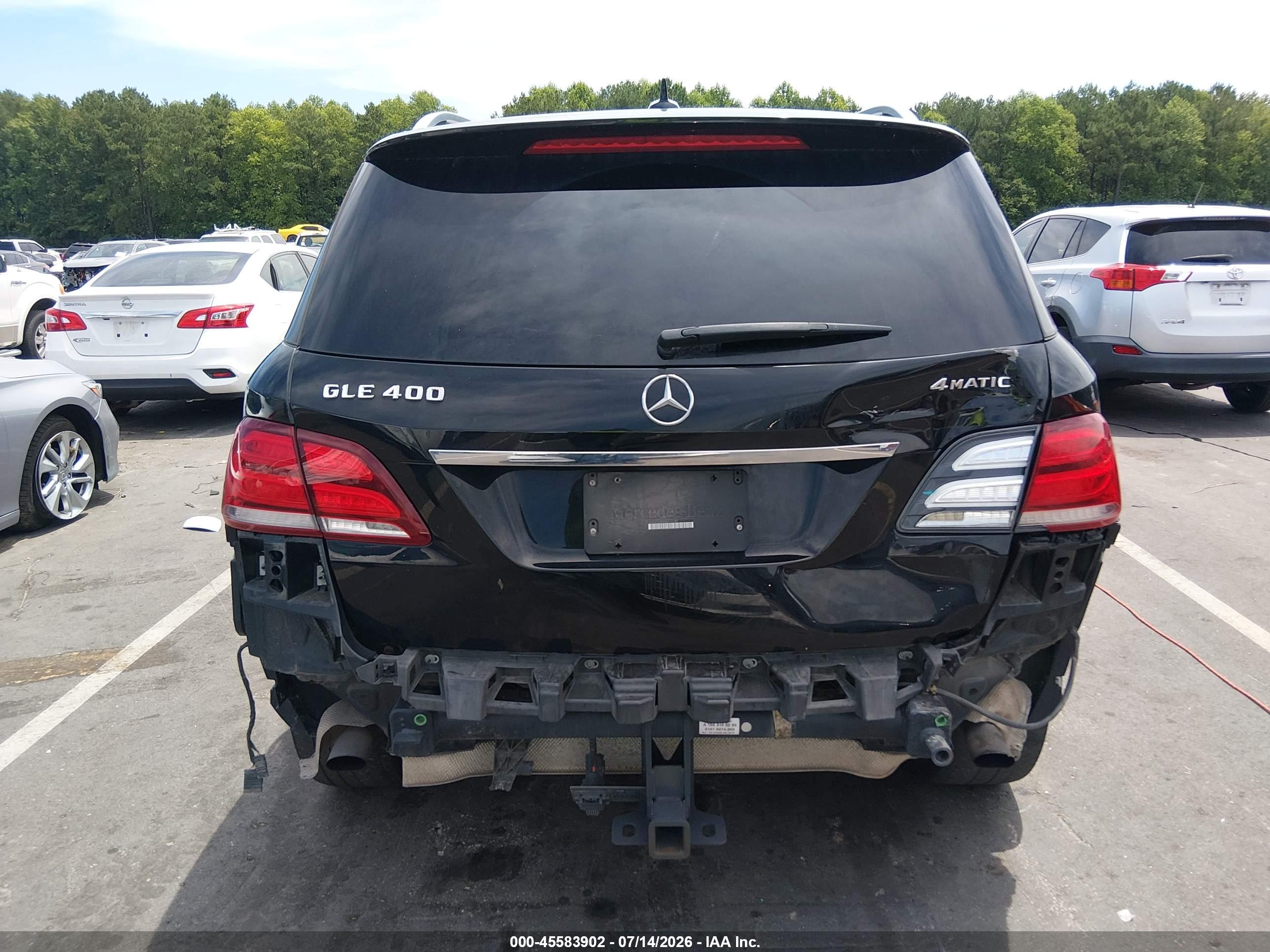2016 MERCEDES-BENZ GLE 400 4MATIC