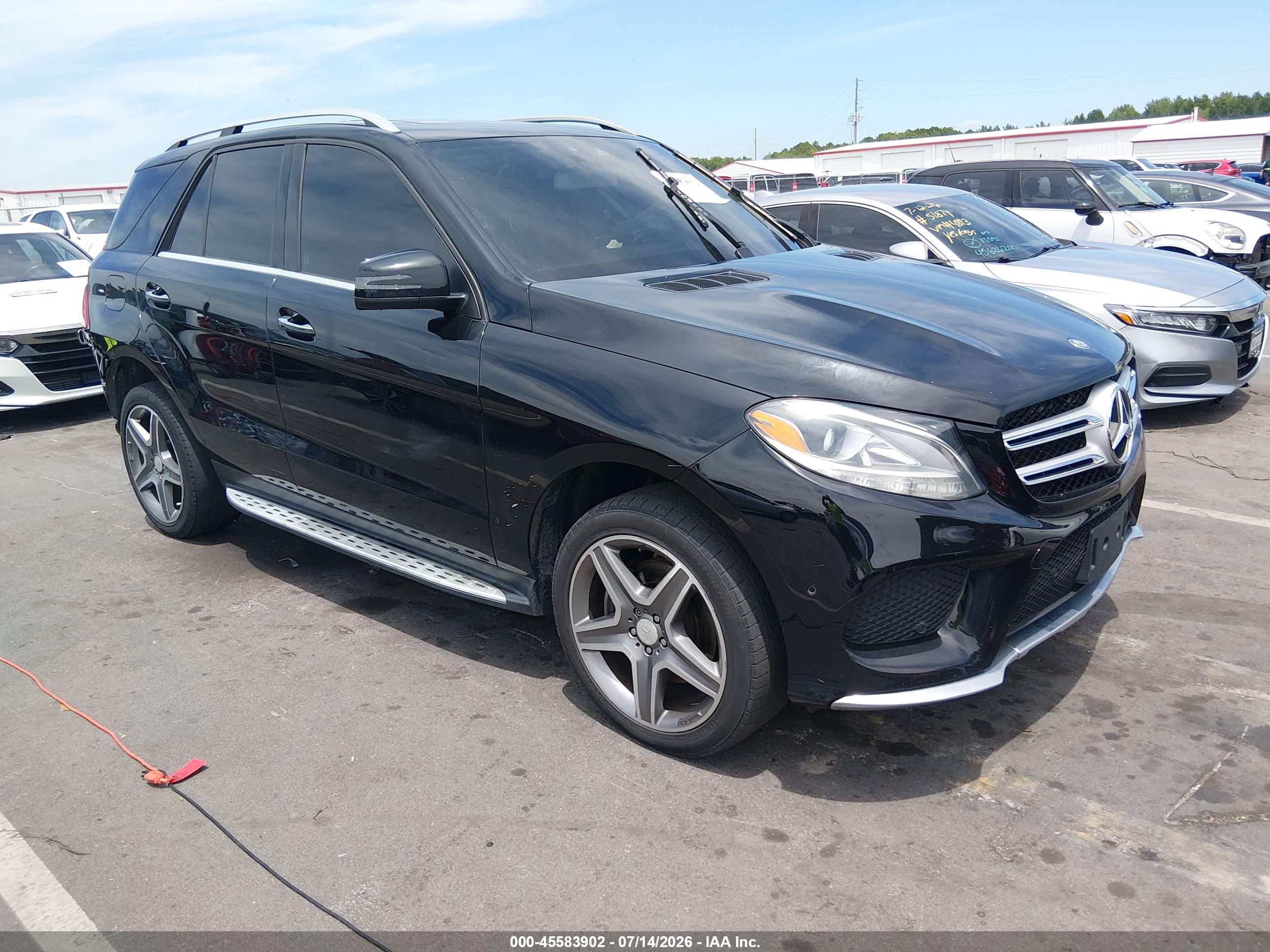 2016 MERCEDES-BENZ GLE 400 4MATIC