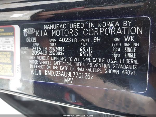2020 KIA SOUL S