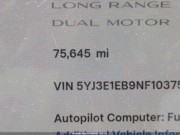 2022 TESLA MODEL 3