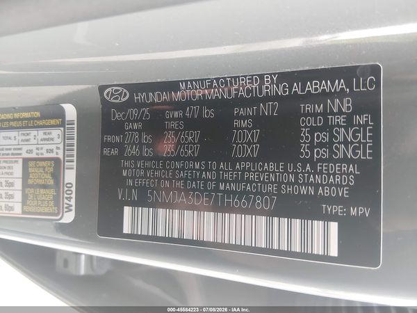 2026 HYUNDAI TUCSON SE