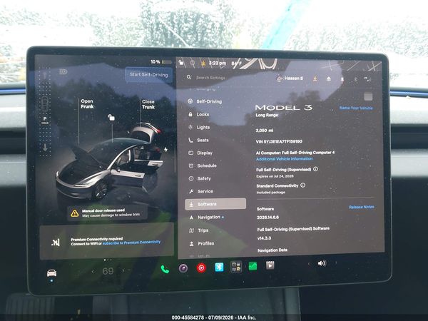 2026 TESLA MODEL 3