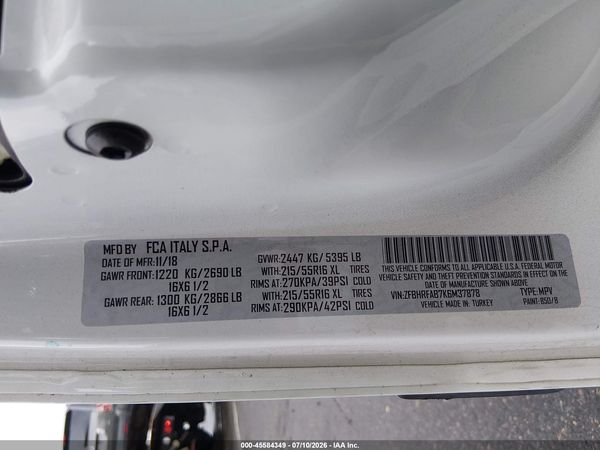 2019 RAM PROMASTER CITY TRADESMAN