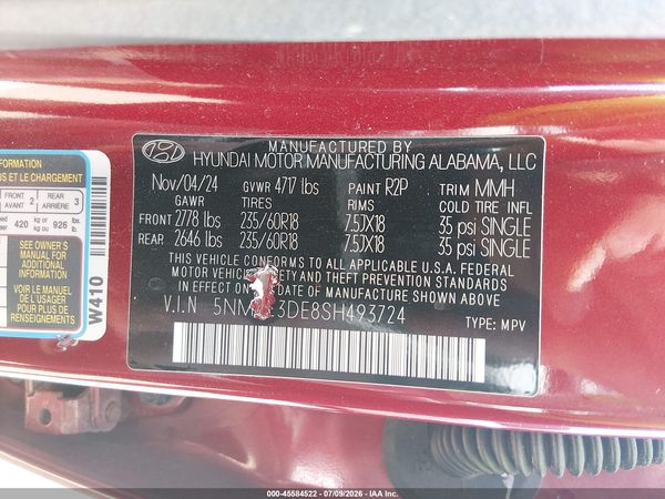 2025 HYUNDAI TUCSON SEL CONVENIENCE