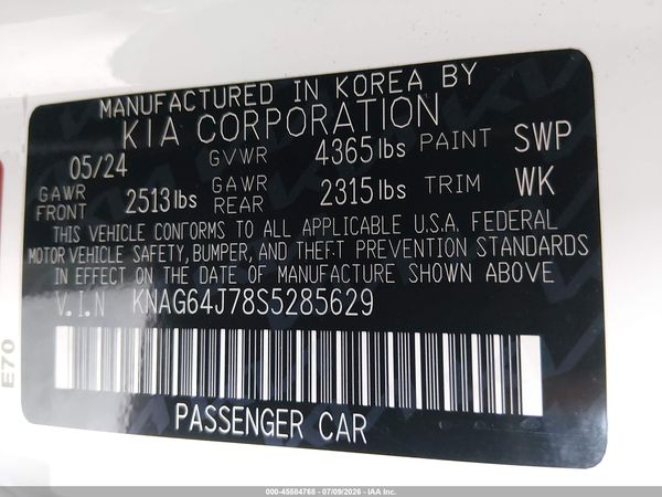 2025 KIA K5 GT-LINE