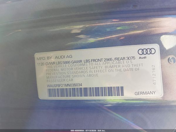 2021 AUDI S7 SPORTBACK