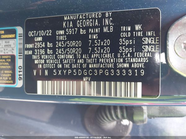 2023 KIA TELLURIDE SX