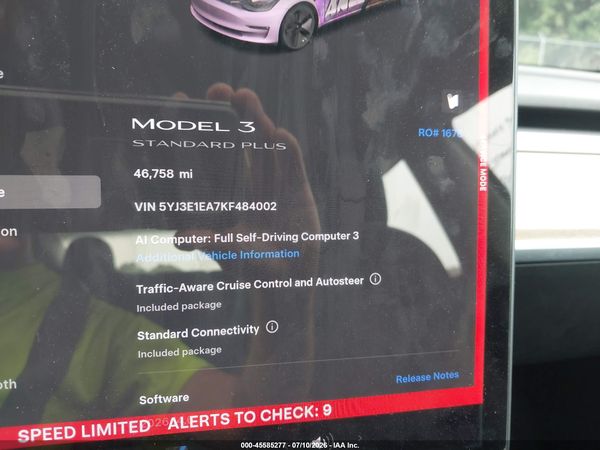 2019 TESLA MODEL 3