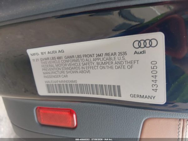 2022 AUDI A4