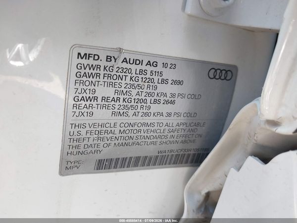 2024 AUDI Q3