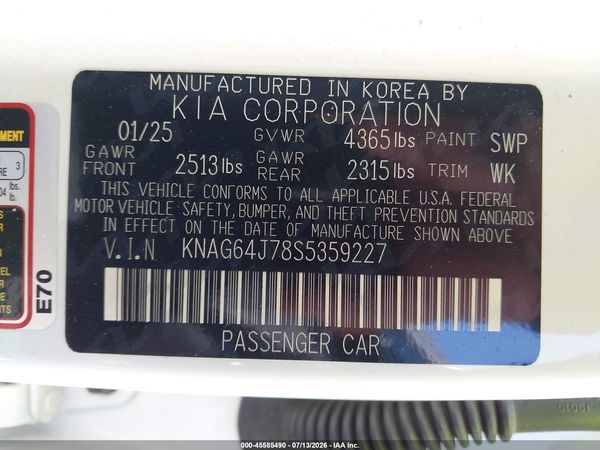 2025 KIA K5 GT-LINE
