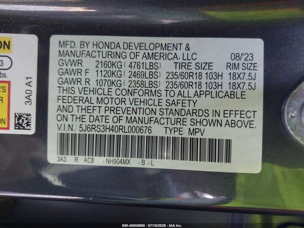 2024 HONDA CR-V EX 2WD