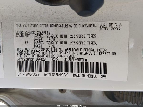 2023 TOYOTA TACOMA TRD OFF ROAD