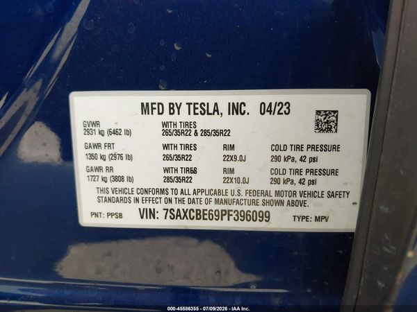2023 TESLA MODEL X