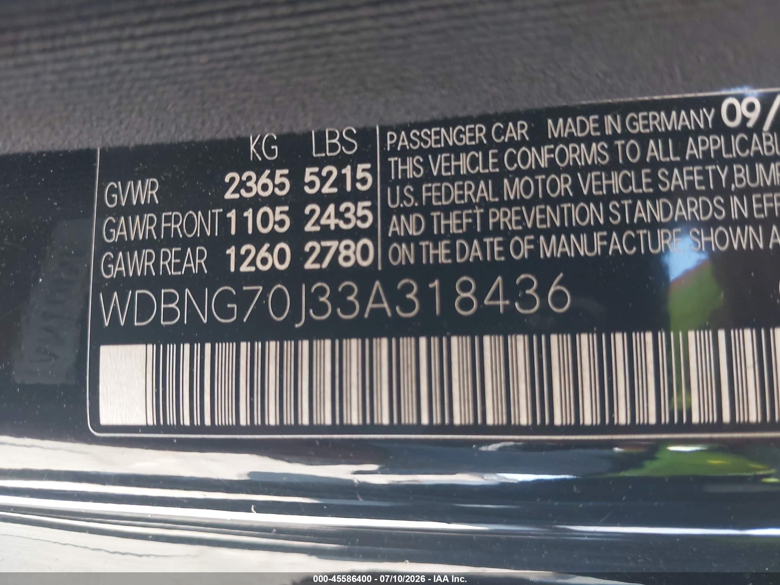 2003 MERCEDES-BENZ S 430 S430