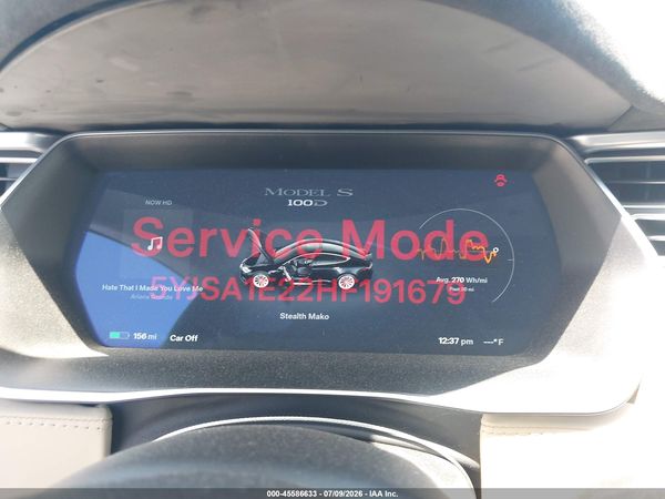 2017 TESLA MODEL S 100D/60D/75D/90D/P100D