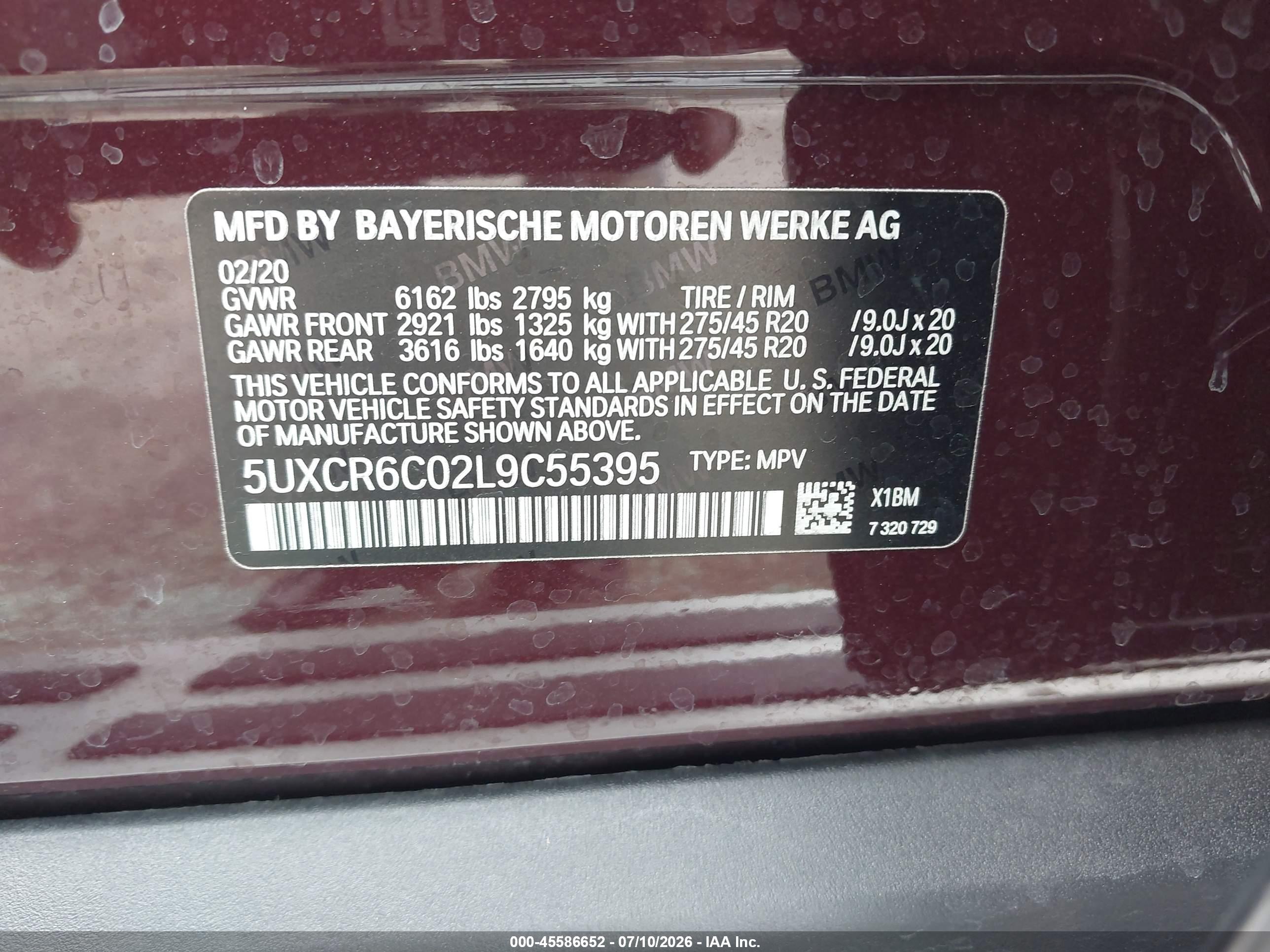 2020 BMW X5 xDrive40i