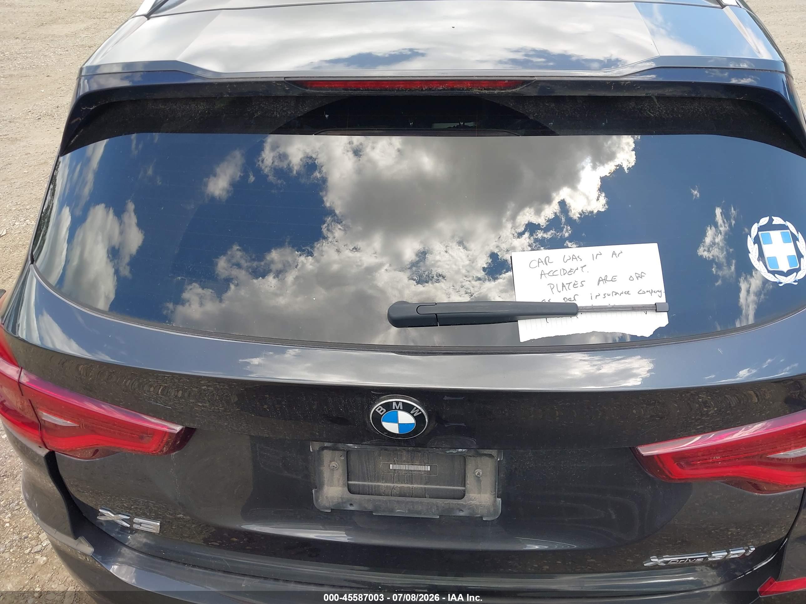 2020 BMW X3 XDRIVE30I