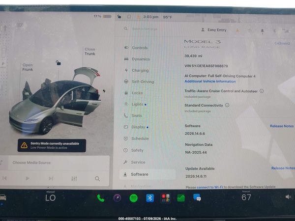 2025 TESLA MODEL 3