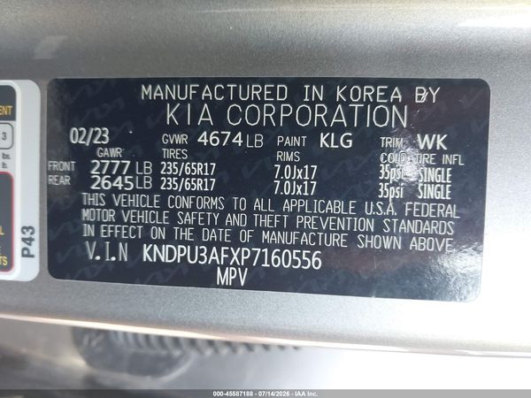 2023 KIA SPORTAGE LX