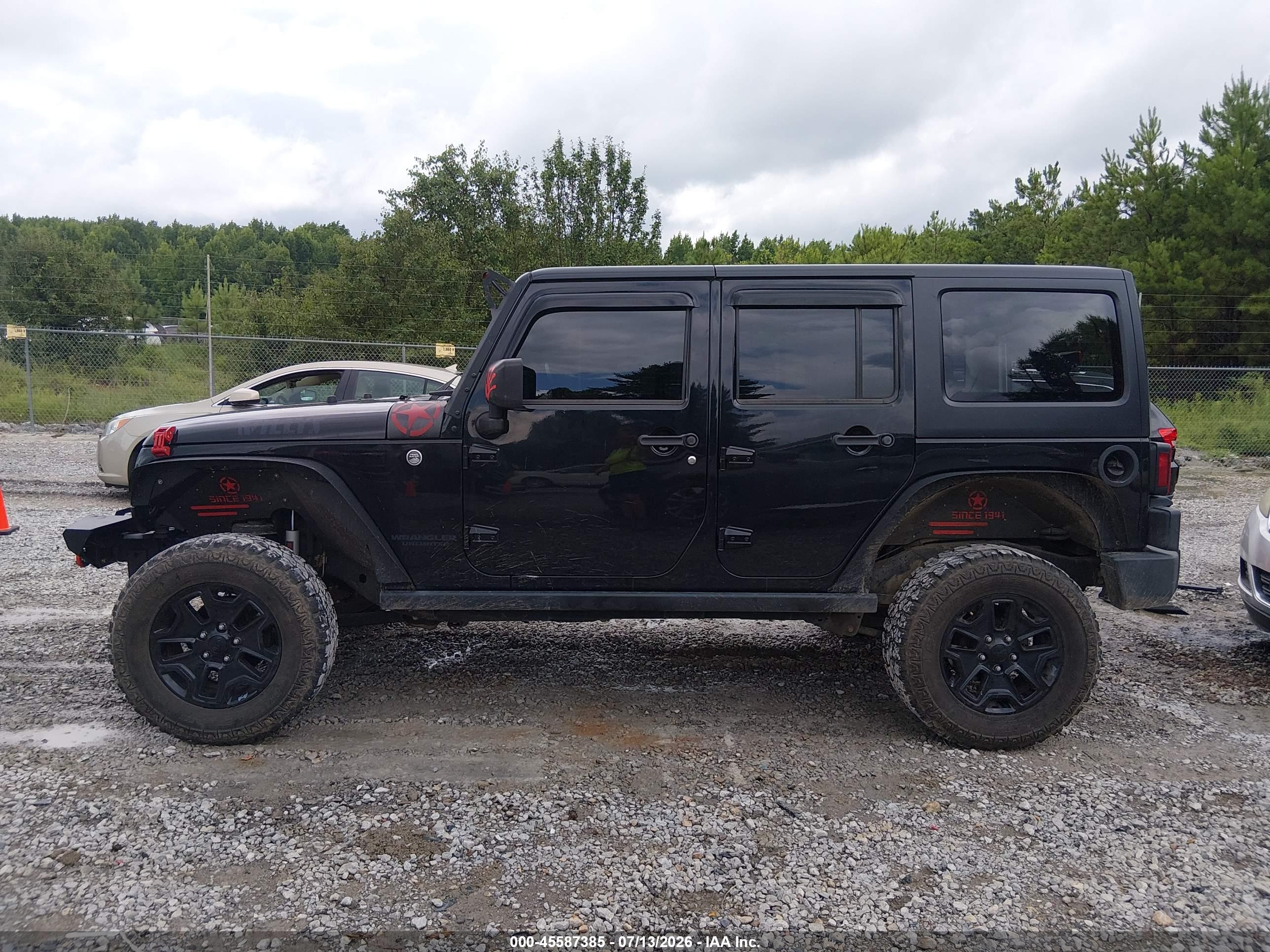 2016 JEEP WRANGLER UNLIMITED WILLYS WHEELER