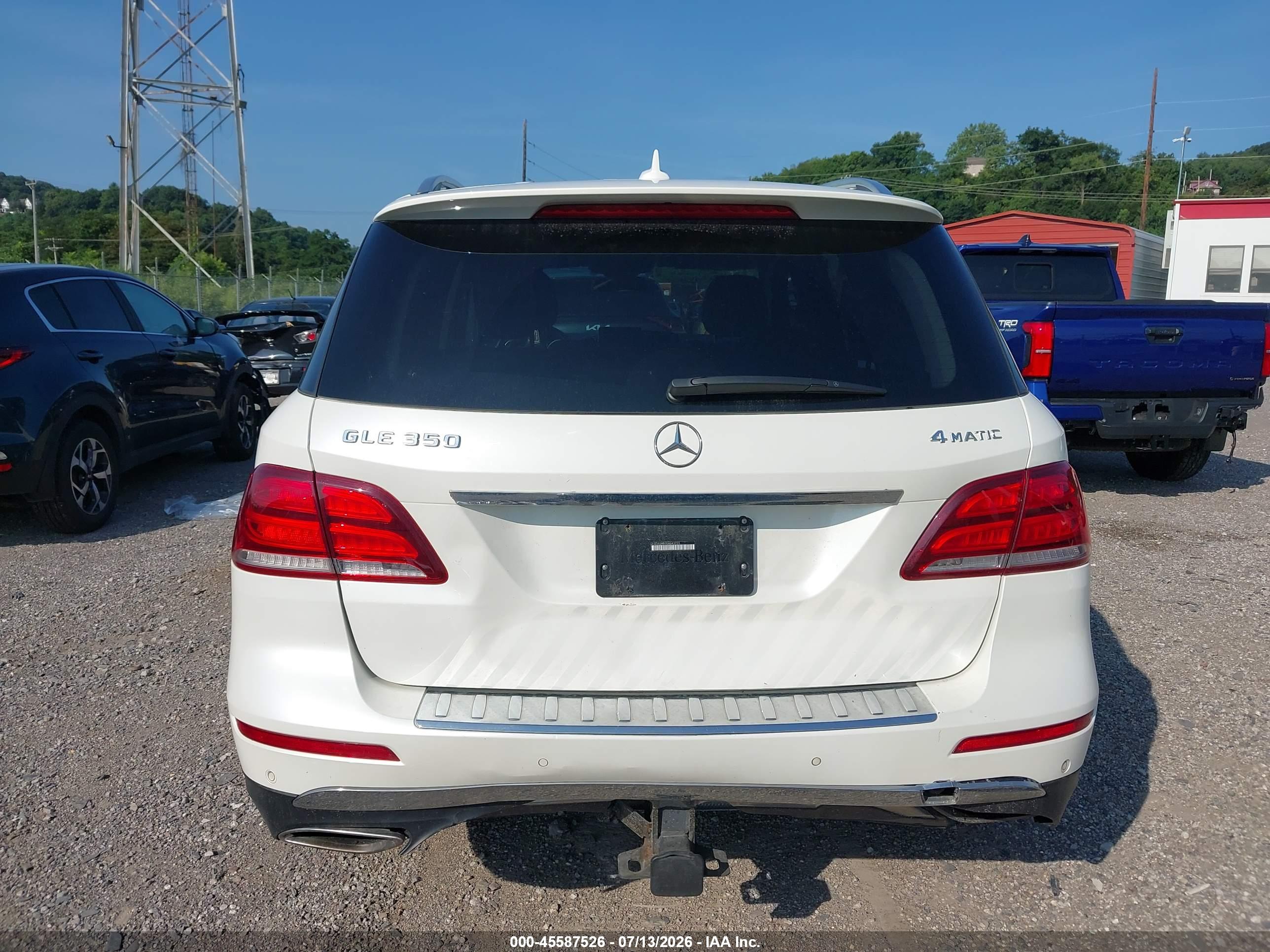 2016 MERCEDES-BENZ GLE 350 4MATIC