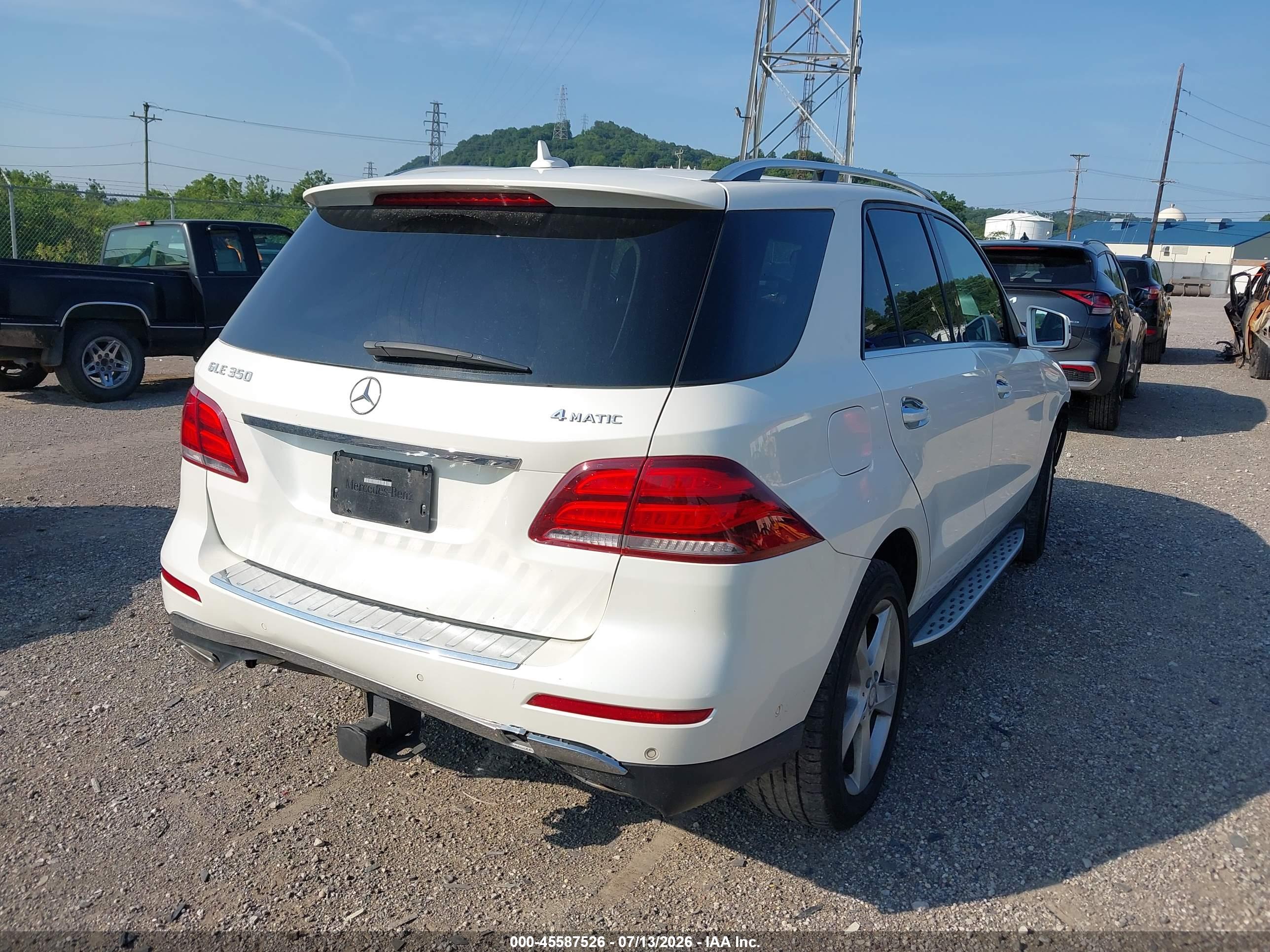 2016 MERCEDES-BENZ GLE 350 4MATIC