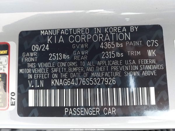 2025 KIA K5 GT-LINE