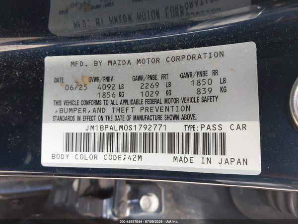 2025 MAZDA MAZDA3 2.5 S PREFERRED