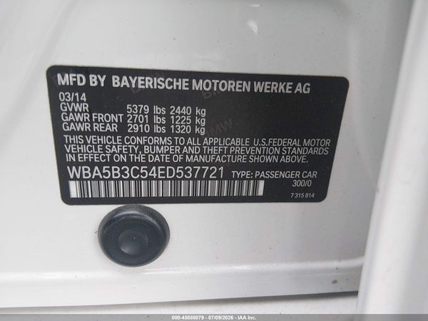 2014 BMW 535I XDRIVE