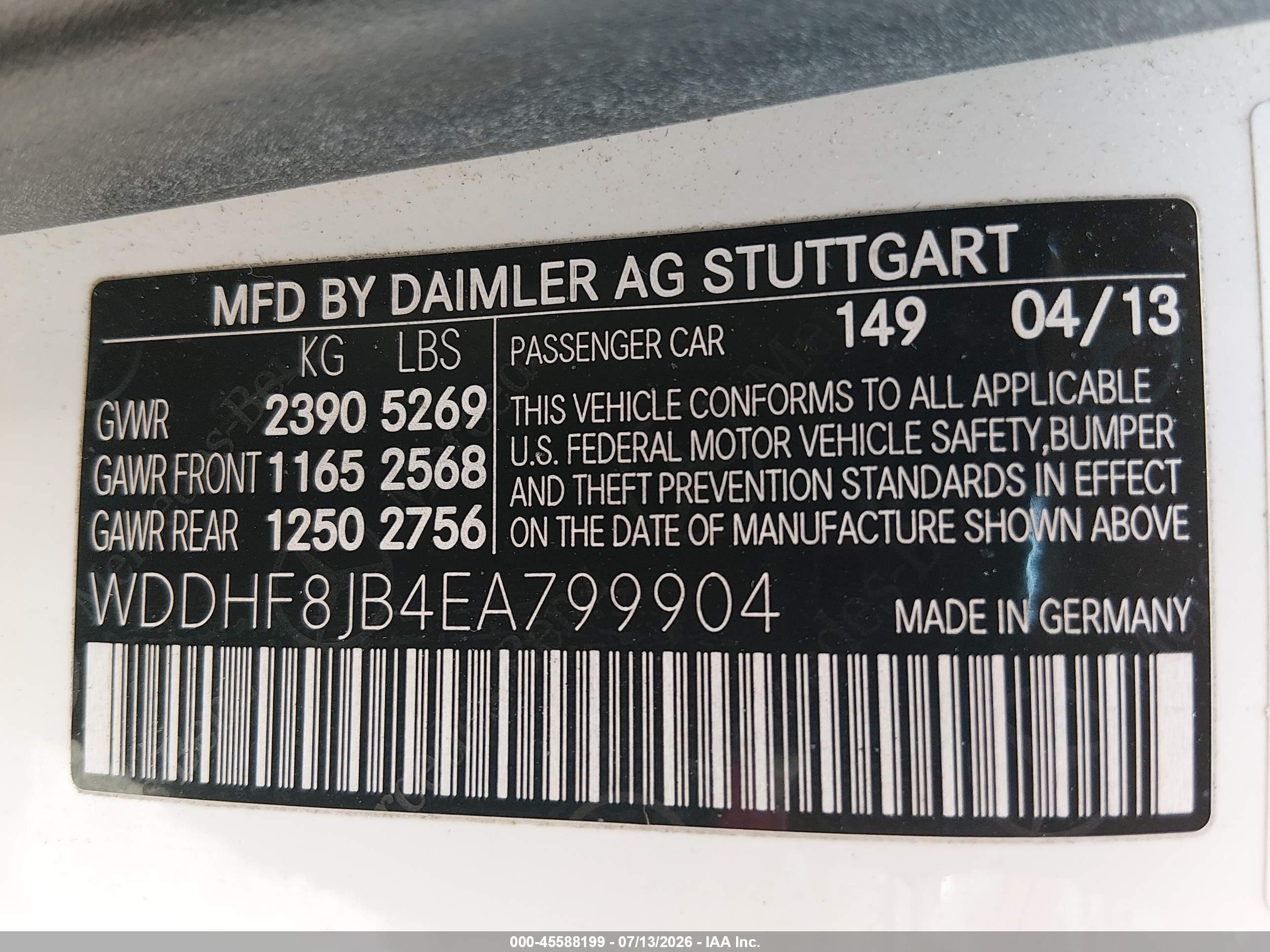 2014 MERCEDES-BENZ E 350 4MATIC