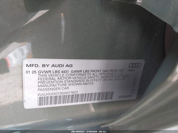 2025 AUDI A3