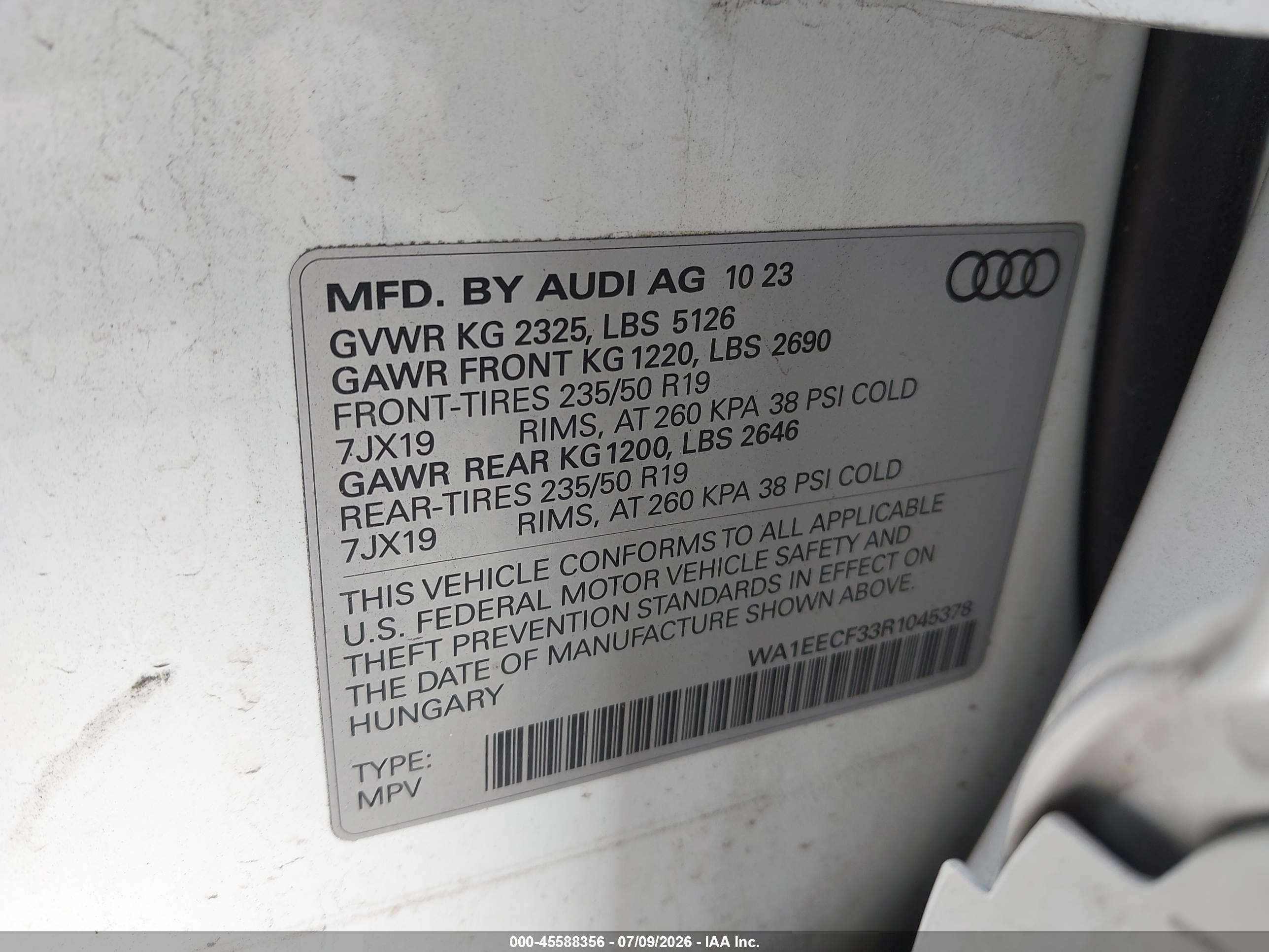 2024 AUDI Q3
