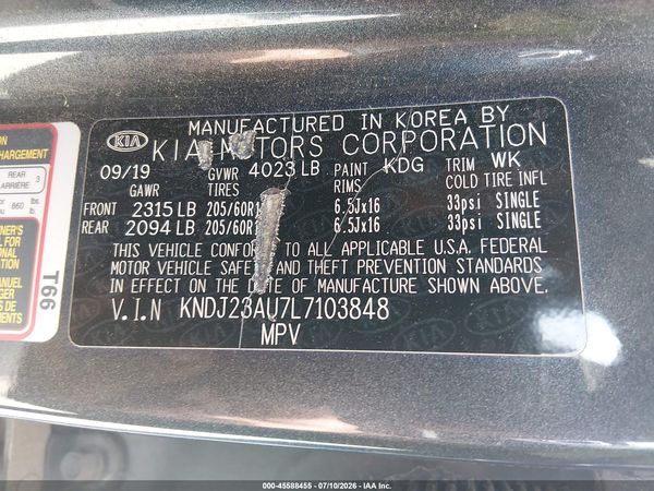 2020 KIA SOUL S