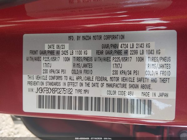 2023 MAZDA CX-5 2.5 S PREFERRED