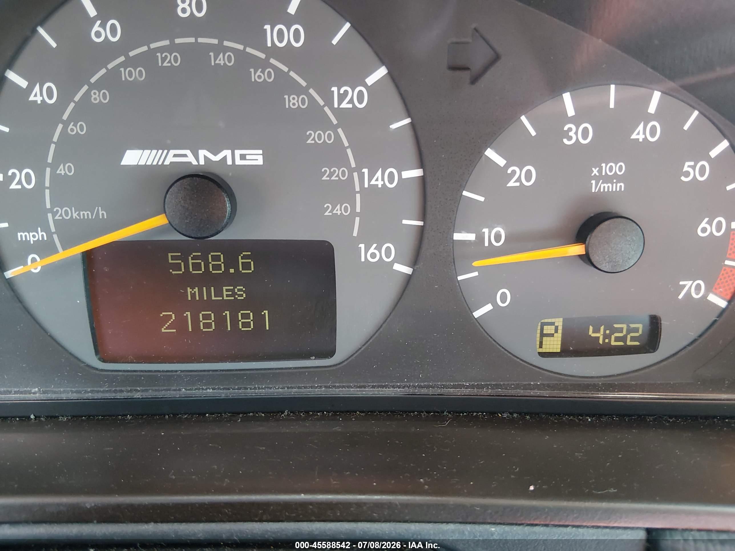 2000 MERCEDES-BENZ E 55 AMG E55