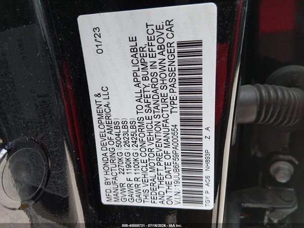 2023 ACURA TLX A-SPEC PACKAGE — I9