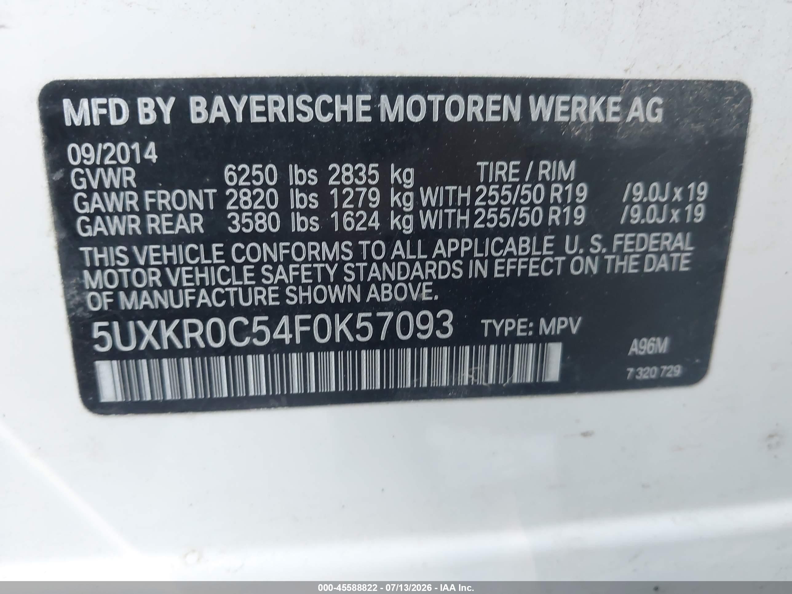 2015 BMW X5 XDRIVE35I