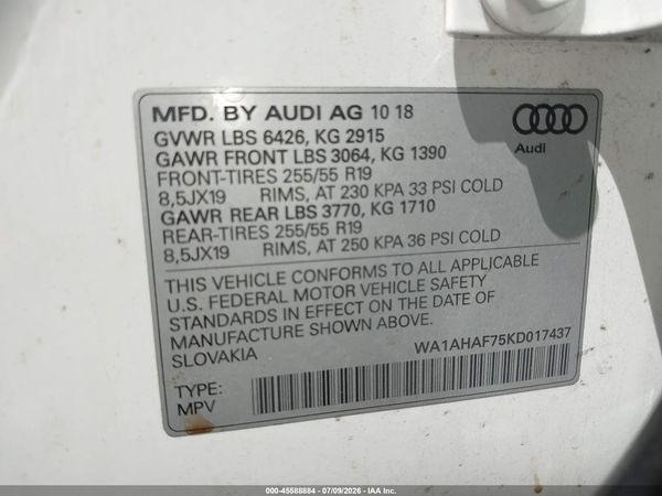 2019 AUDI Q7