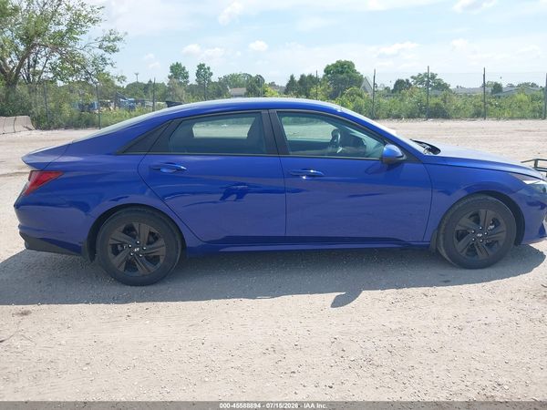 2022 HYUNDAI ELANTRA HYBRID BLUE