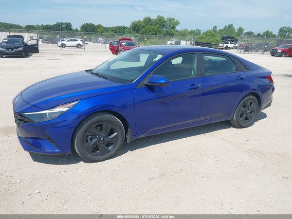 2022 HYUNDAI ELANTRA HYBRID BLUE