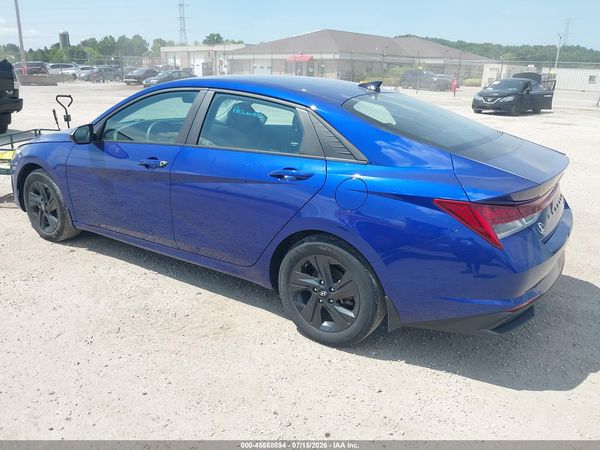 2022 HYUNDAI ELANTRA HYBRID BLUE