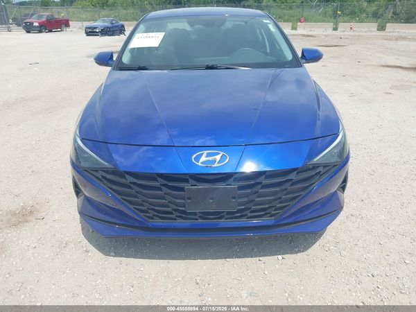 2022 HYUNDAI ELANTRA HYBRID BLUE