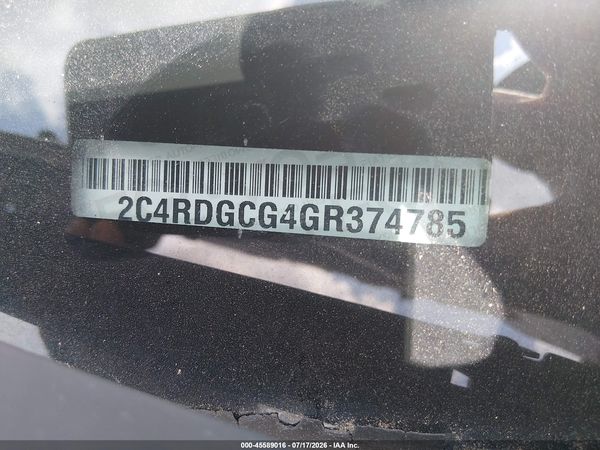 2016 DODGE GRAND CARAVAN SXT