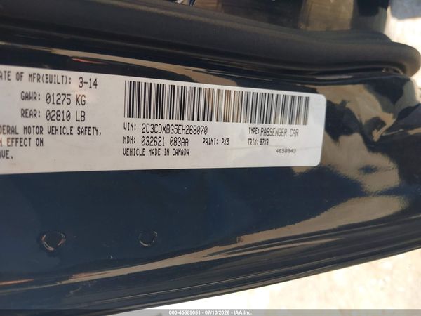 2014 DODGE CHARGER SE