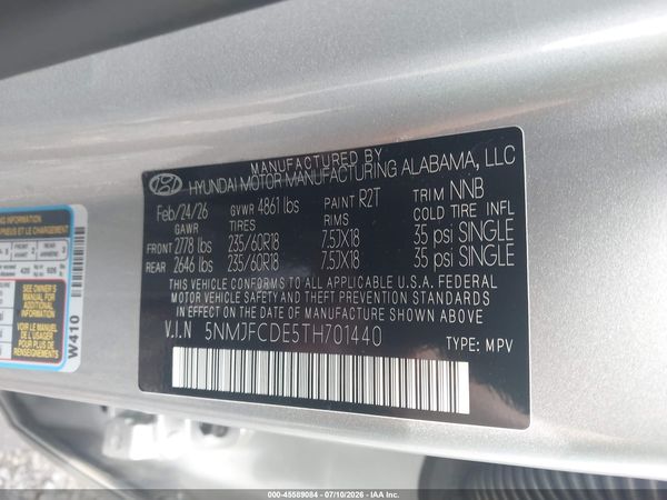 2026 HYUNDAI TUCSON XRT