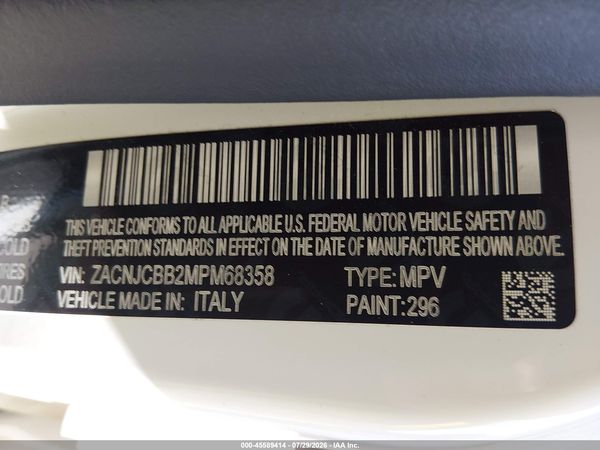 2021 JEEP RENEGADE LATITUDE FWD