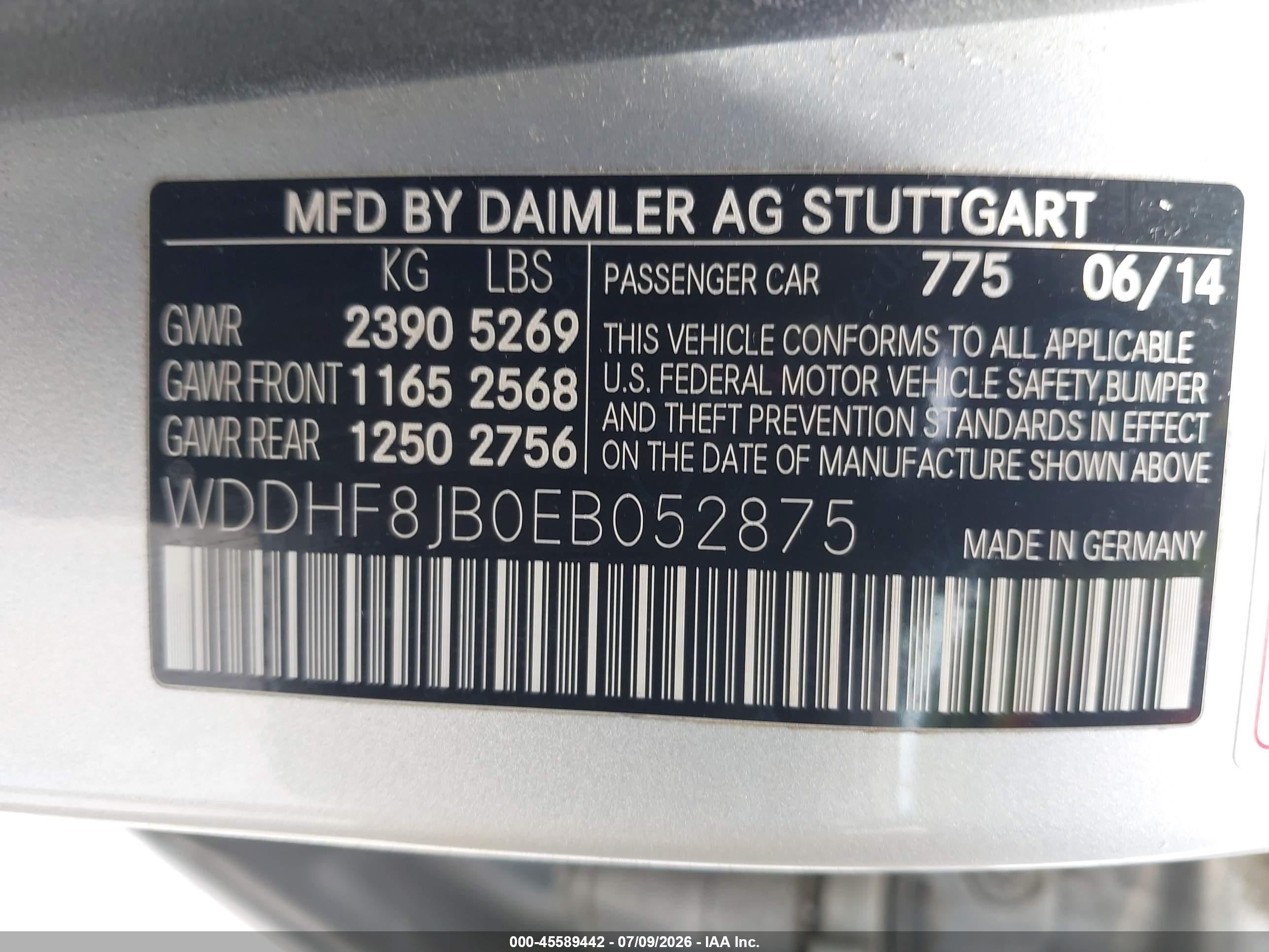 2014 MERCEDES-BENZ E 350 4MATIC